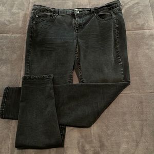 Mudd Distressed Skinny Jeans- Black